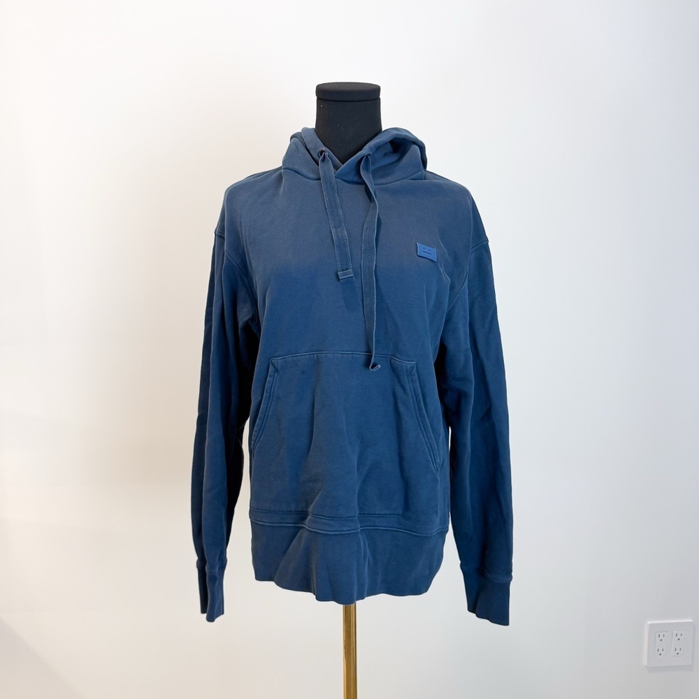 Acne Studios Deep Blue Men's Hoodie SIZE SMALL JU0002